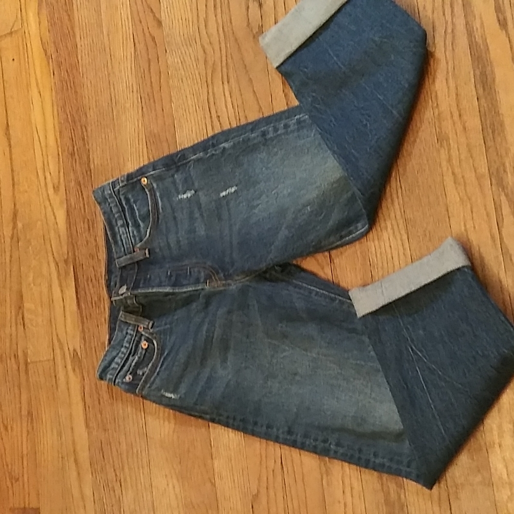 Levi's denim jeans.